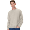 Hanes Unisex Sand Beefy Sweats Premium Heavyweight Crewneck Sweatshirt