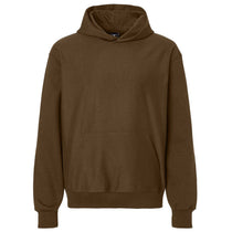 Hanes Unisex Army Brown Beefy Sweats Premium Heavyweight Hooded Sweatshirt