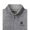 Ororo Men's Grey Heated Full-Zip Fleece Jacket