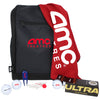 Par-Kicks Black Shoe Bag, 100% RPET 15x18 Waffle Towel, divot tool, ball marker, (4) 2-3/4