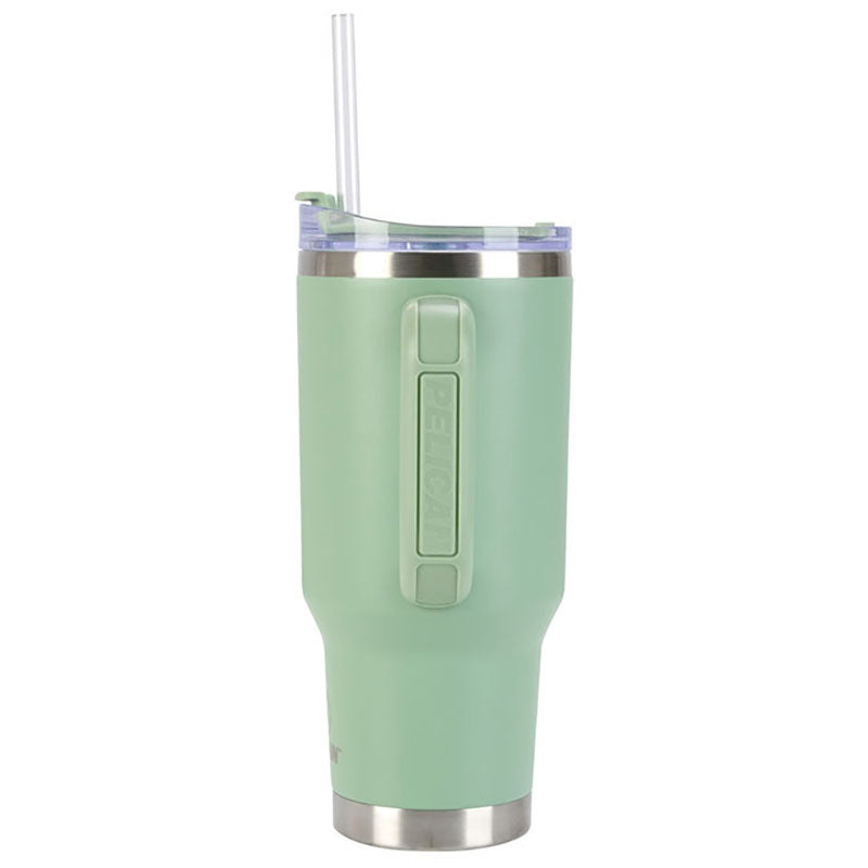 Pelican Porter Light Green 30 oz. Recycled Double Wall Stainless Steel Travel Tumbler