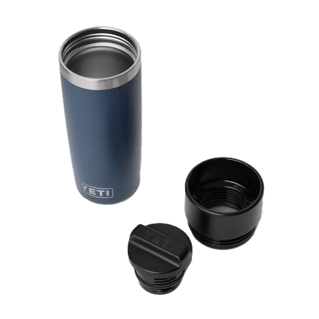 YETI Navy Rambler 16 oz Travel Water Bottle with Commuter Cap