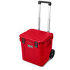 YETI Rescue Red Roadie 48 Wheeled Cooler