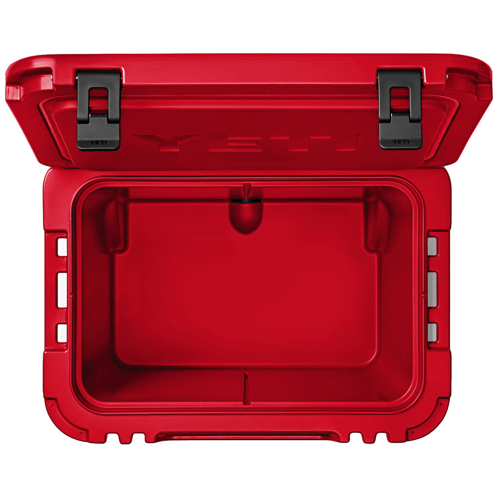 YETI Rescue Red Roadie 60 Wheeled Cooler