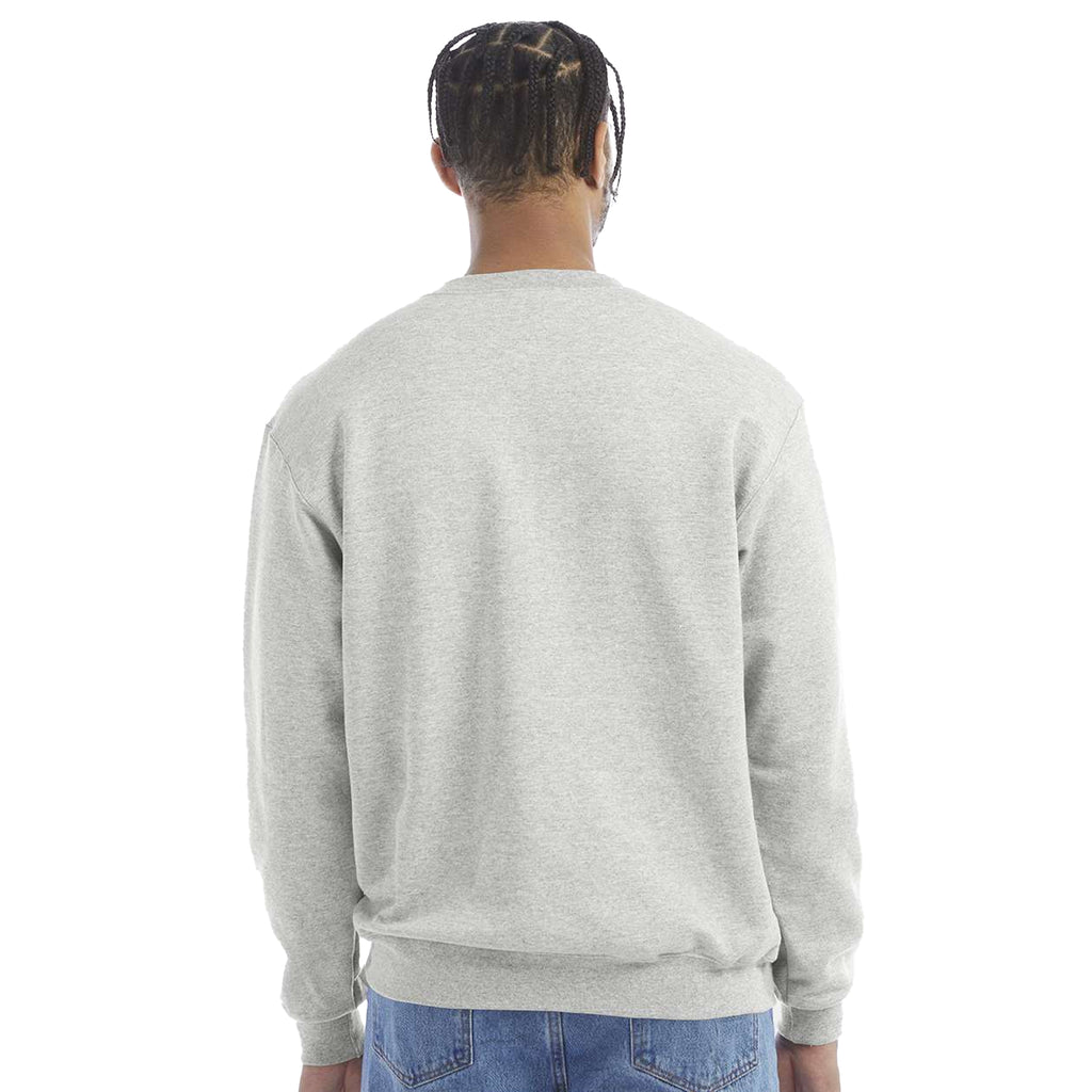 Champion Men's Silver Grey Crewneck Sweatshirt