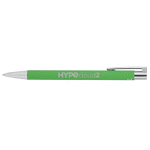 Bullet Green Maxi Recycled Aluminum Soft Touch Gel Pen