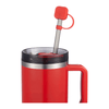 Bullet Red Silicone Straw Cap