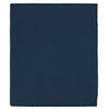 Bullet Navy Ribbed Fleece Blanket