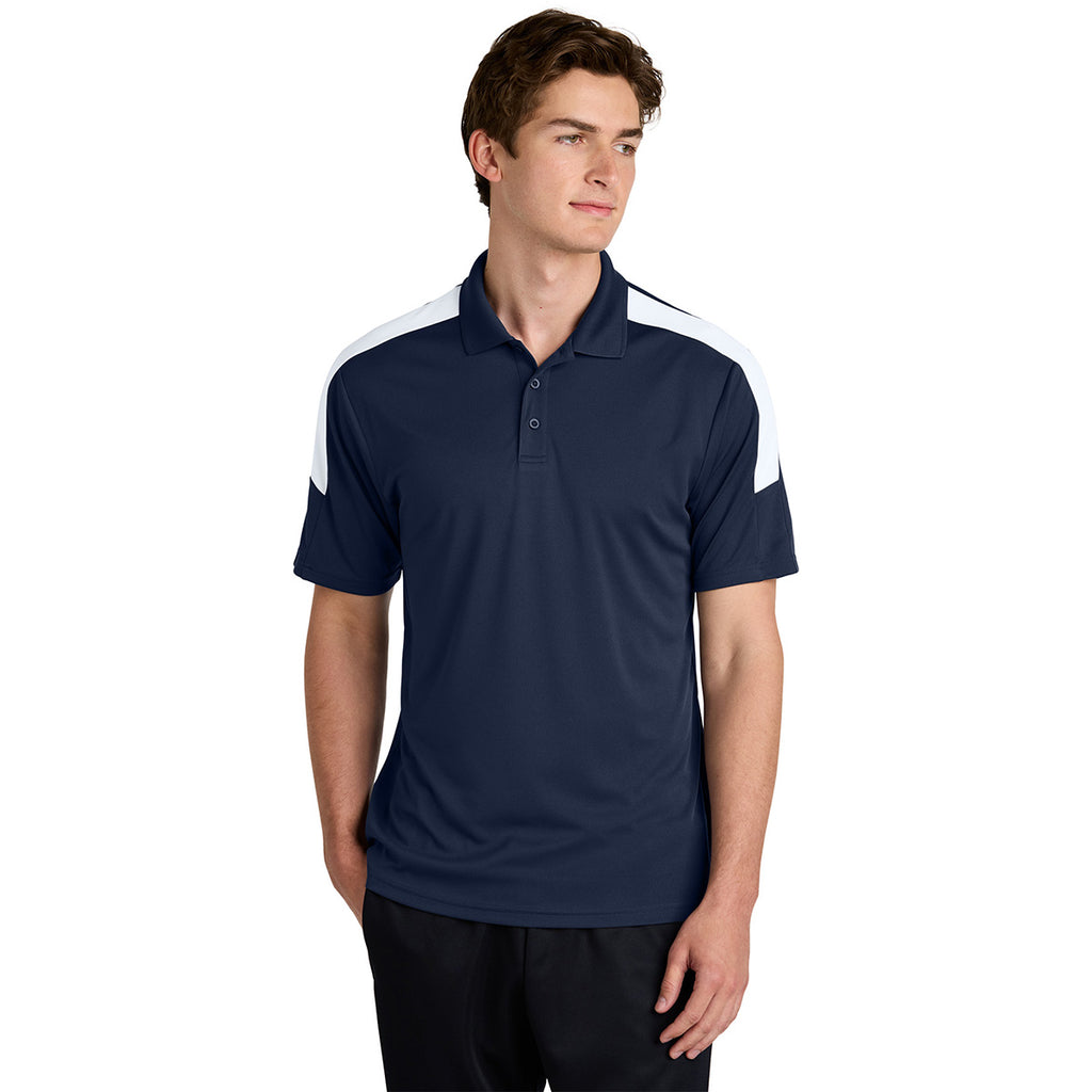 Sport-Tek Men's True Navy/ White Competitor United Polo