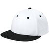 Sport-Tek White/Black/White Impact Mesh Stretch-Tek Cap
