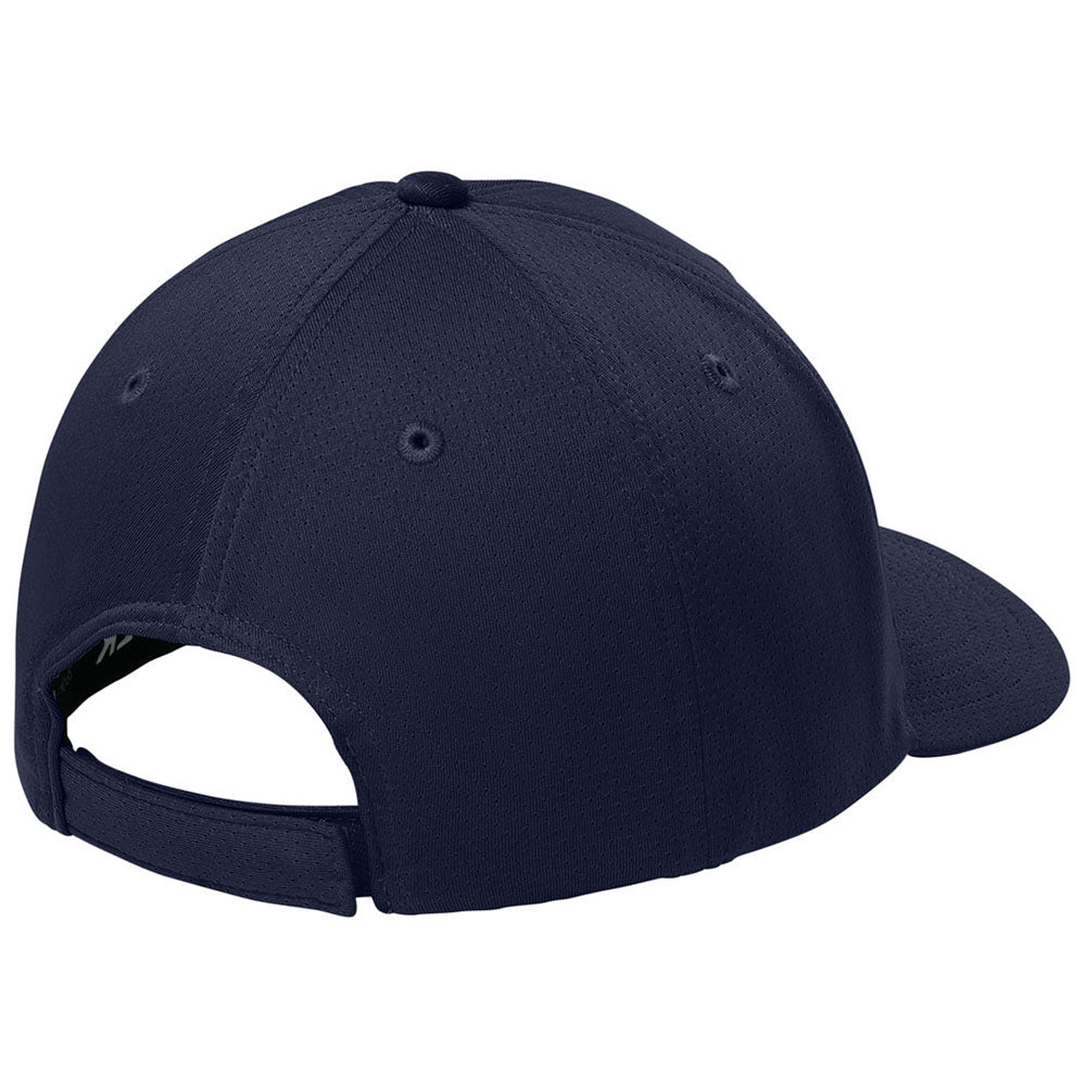 Sport-Tek True Navy Impact Mesh Stretch-Tek Adjustable Cap