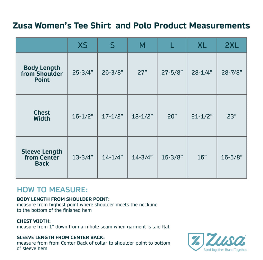 48-Hour Zusa Women's White Peachy Tee