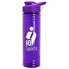 Garyline Transparent Violet Slim Fit Bottle with Drink-Thru Lid - 24 oz.