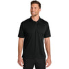 Port Authority Men's Deep Black Tall Wearever Performance Pique Polo