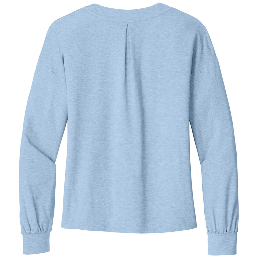 TravisMathew Women's Kentucky Blue Heather Long Weekend V-Neck
