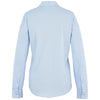 Elevate Women's Frost Blue TATRA Eco Knit Long Sleeve Button Up Shirt