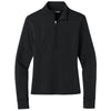 TravisMathew Women's Black Onward 1/2-Zip