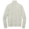tentree Women's Hi Rise Grey Space Dye Space Dye Fleece 1/4-Zip