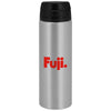 SnugZ Silver FastFlow Recycled Aluminum Bottle with Flip Lid