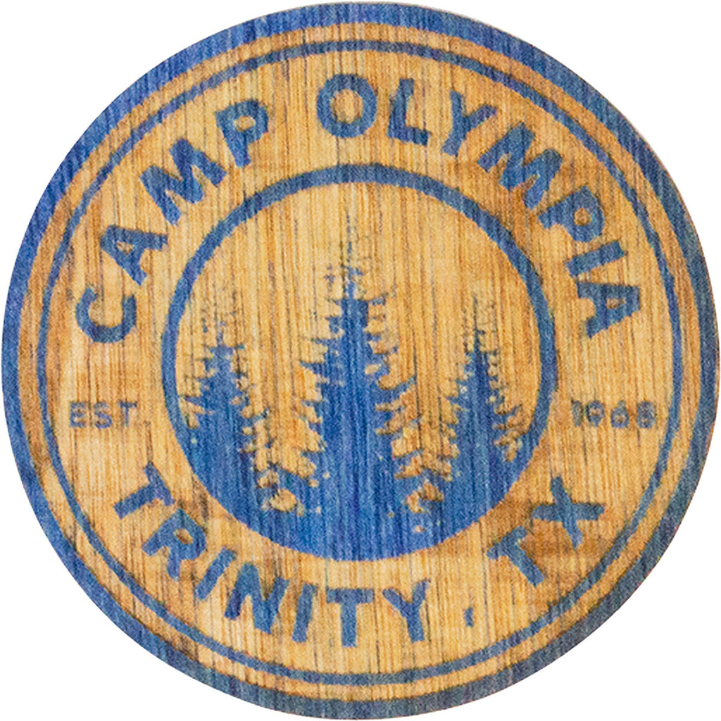 BCG Wood Wood Stickers: 3" W x 3" H