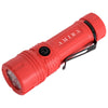 Best Buddy Tools Red Rechargeable LED Clip Flashlight