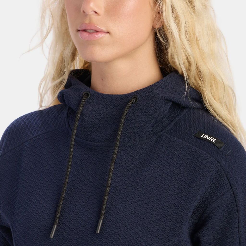 UNRL Women's Midnight Navy Elevation Hoodie