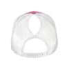 Big Accessories Women's Heather Pink/White Sport Ponytail Trucker