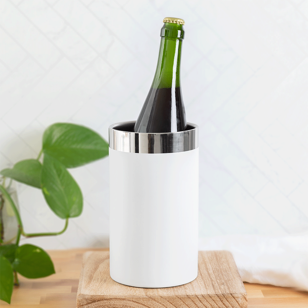 ETS Matte Black Sonoma Bottle Chiller - 50oz