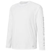 HUK Men's White Pursuit Long-Sleeve T-Shirt