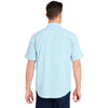 HUK Men's Crystal Blue Tide Point Short Sleeve Shirt