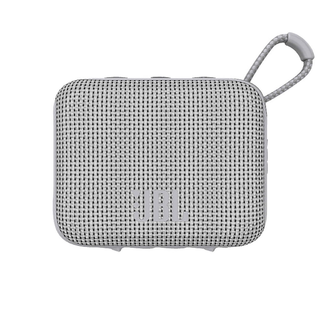 JBL Go 4 White Bluetooth Portable Speaker