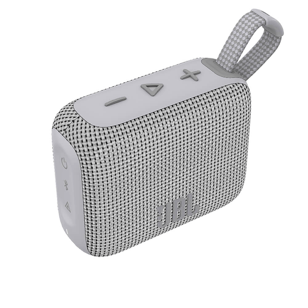 JBL Go 4 White Bluetooth Portable Speaker