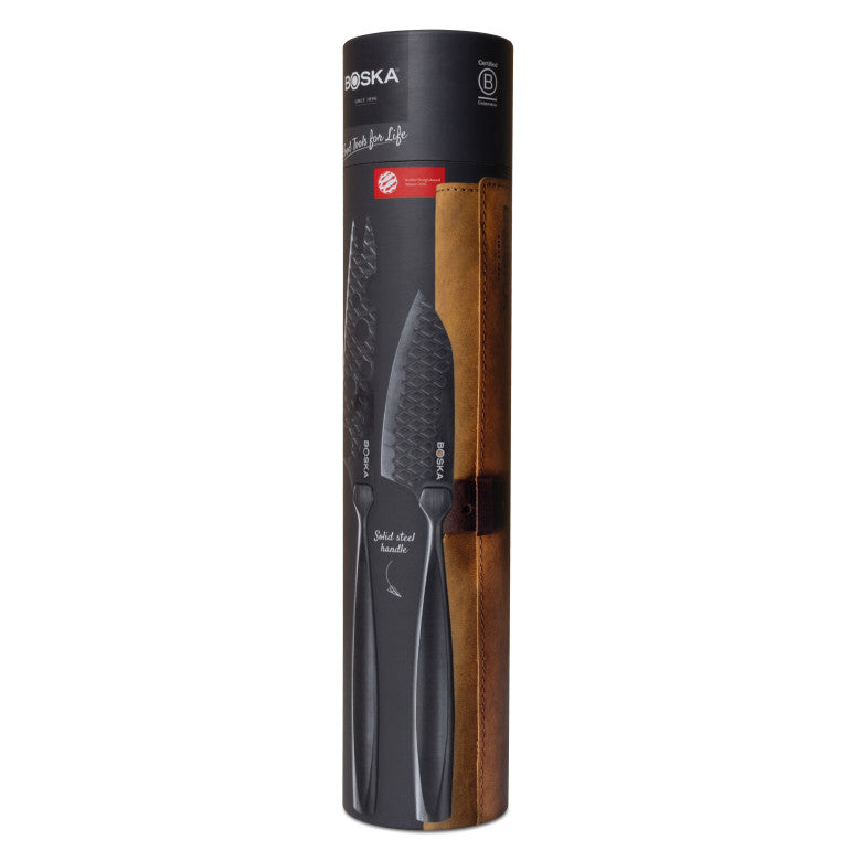 Boska Black Cheese Knife Set Monaco+ Dark