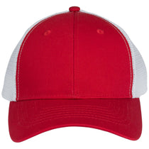 Vantage Red Clutch Trucker Cap