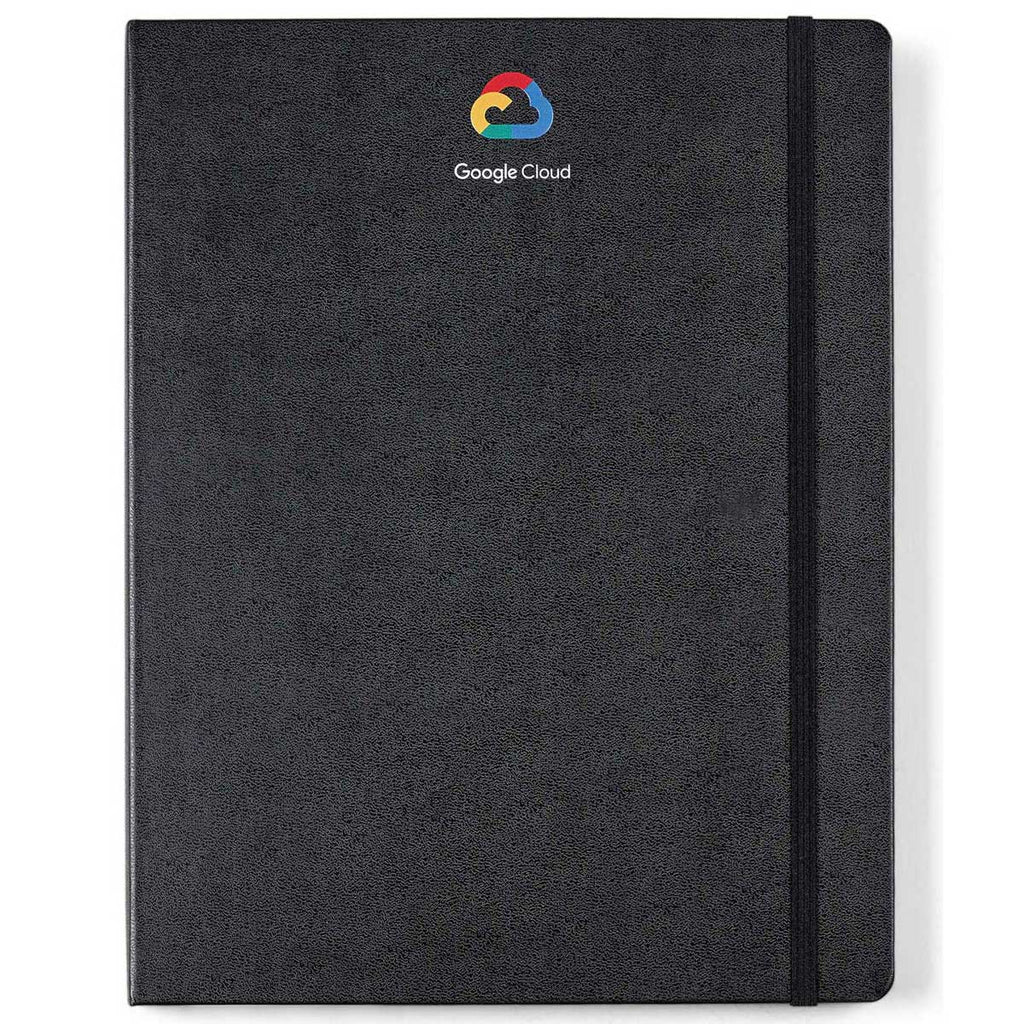 Moleskine Black Hard Cover Ruled XX-Large Notebook