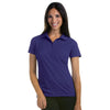 Antigua Women's Dark Purple Pique Xtra-Lite Polo