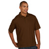 Antigua Men's Brown Pique Xtra-Lite Polo