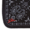 Slowtide Paisley Park- Black Fleece Blanket