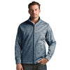 Antigua Men's Navy Heather Golf Jacket