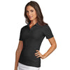 Antigua Women's Black Jewel Polo