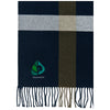 Slowtide Presidio-Navy Brushed Cotton Throw Blanket