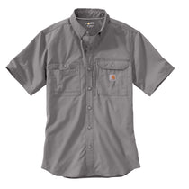 Carhartt Men's Asphalt Force Ridgefield Solid SS Shirt