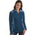 Antigua Women's Navy/Mango Revolve Full Zip