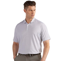 Antigua Men's White/Black Multi Boardwalk Polo