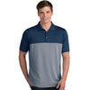 Antigua Men's Navy/White Venture Polo