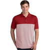 Antigua Men's Dark Red/White Venture Polo