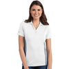 Antigua Women's White/Steel Venture Polo