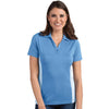 Antigua Women's Columbia Blue/White Venture Polo