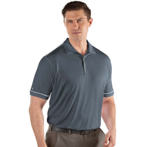 Antigua Men's Steel/White Salute Polo