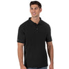 Antigua Men's Black Legacy Short Sleeve Polo Shirt